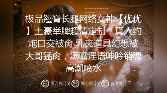 极品翘臀长腿网络女神【优优】土豪举牌超清定制，真人约炮口交被肏 乳夹道具幻想被大哥猛肏，满嘴淫语呻吟销魂高潮喷水