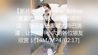 【新片速遞 】&nbsp;&nbsp;喜爱母狗李丽、调教的很听话❤️张开嘴巴渴望大鸡巴浇灌，让她掰开小穴给各位狼友欣赏！[14M/MP4/02:17]