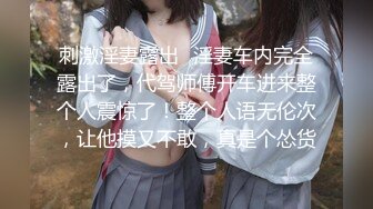 刺激淫妻露出✿淫妻车内完全露出了，代驾师傅开车进来整个人震惊了！整个人语无伦次，让他摸又不敢，真是个怂货