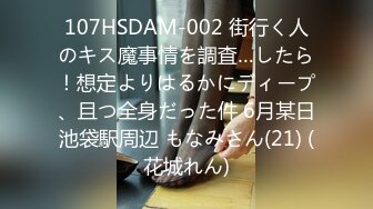 107HSDAM-002 街行く人のキス魔事情を調査…したら！想定よりはるかにディープ、且つ全身だった件 6月某日池袋駅周辺 もなみさん(21) (花城れん)