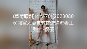 (草莓原創)(cm-70)(20230806)寂寞人妻自慰慘遭隔壁老王強上-優優