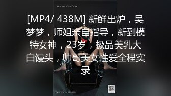 [MP4/ 438M] 新鲜出炉，吴梦梦，师姐亲自指导，新到模特女神，23岁，极品美乳大白馒头，帅哥美女性爱全程实录