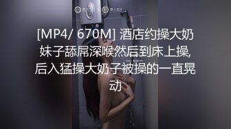 [MP4/ 670M] 酒店约操大奶妹子舔屌深喉然后到床上操,后入猛操大奶子被操的一直晃动