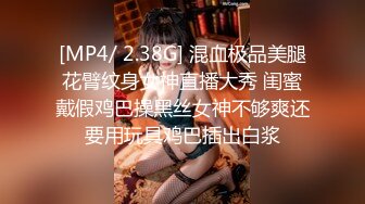 [MP4/ 2.38G] 混血极品美腿花臂纹身女神直播大秀 闺蜜戴假鸡巴操黑丝女神不够爽还要用玩具鸡巴插出白浆