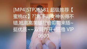 [MP4]STP26581 超级推荐【蜜桃cc】??新下海女神长得不错,翘高高美腿??给哥哥来插~挺优质~~双洞齐开~狂撸 VIP0600